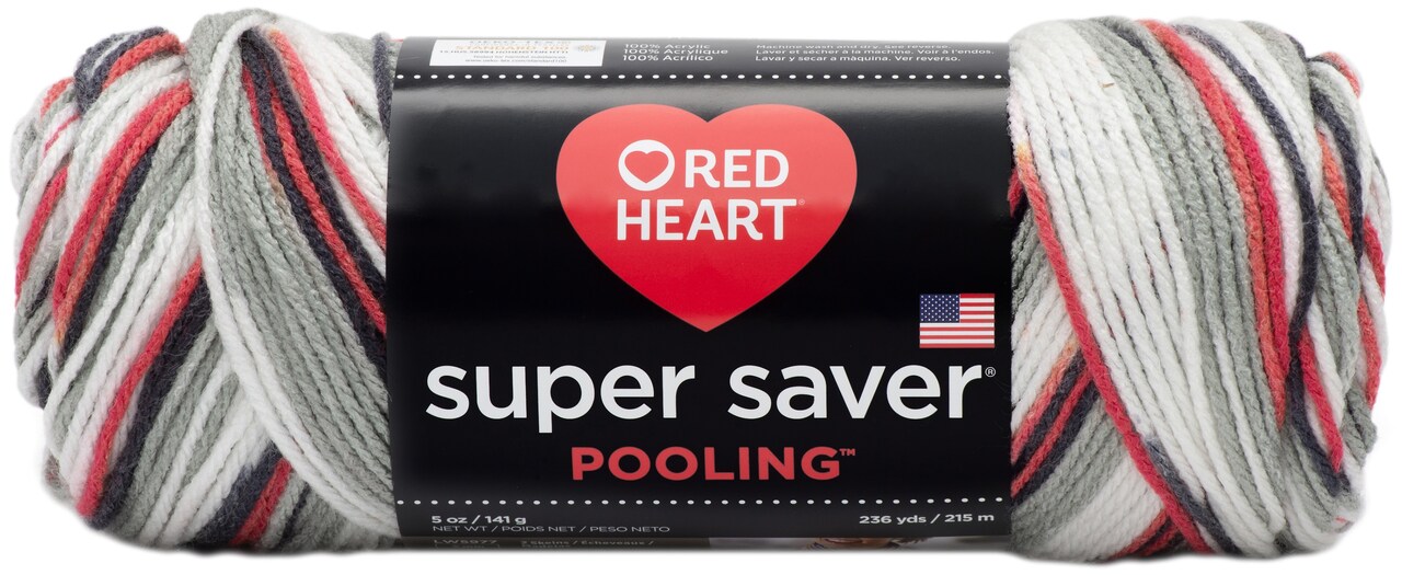 Red Heart Super Saver Pooling Yarn-Haute